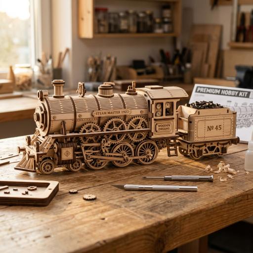 Pioneer Retro Mechanical Steam Locomotive